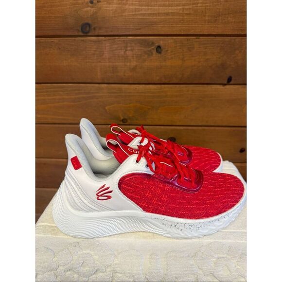 Under Armour Men’s Curry Flow 9 Team basketball Sz 11.5 Red/White main image 6
